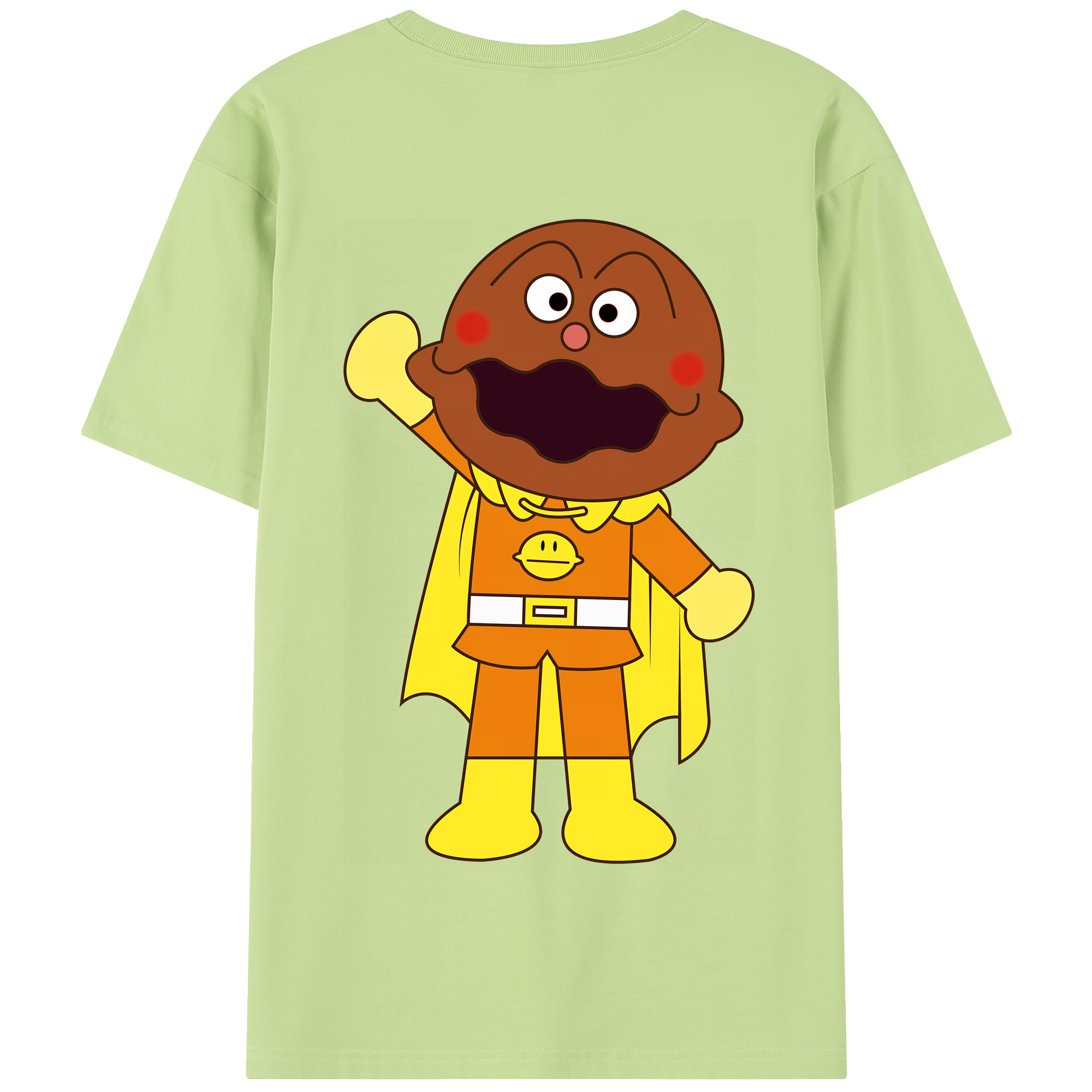 （画像用） アンパンマン Anpanman 綿100％半袖Tシャツ（背面プリント）